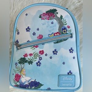 Loungefly Disney Alice In Wonderland Watercolor Mini Backpack